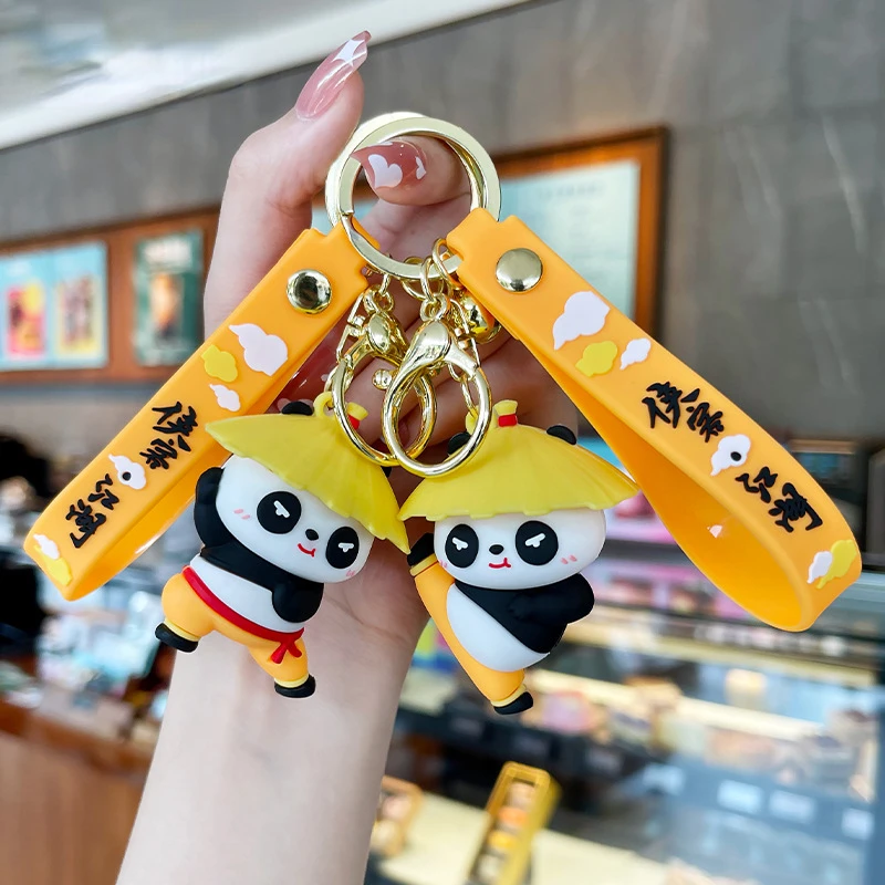 

Panda Creative Cute Cartoon Key Chain Car Book Bag Versatile Pendant Fashion Gift Wholesale Cute Keychain Key Chains for Women