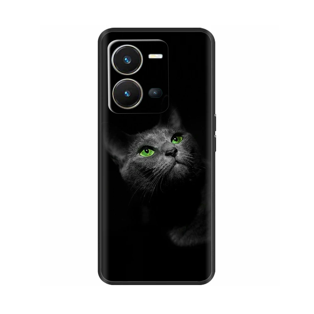 Фото Противоударный силиконовый чехол для Vivo V25, V25 Pro, 4G, черный чехол из ТПУ №5