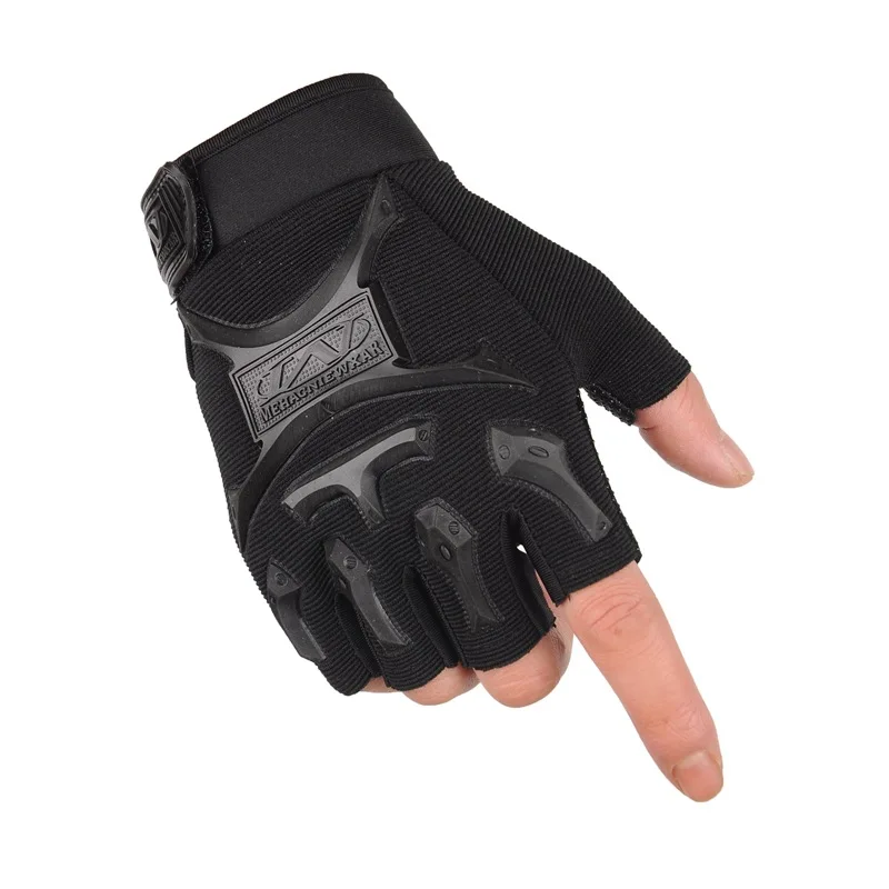 Tactical Half-finger Gloves Fitness Outdoor Sports Cycling Non-slip Wear-resistant Half-finger Gloves Mountaineering Training