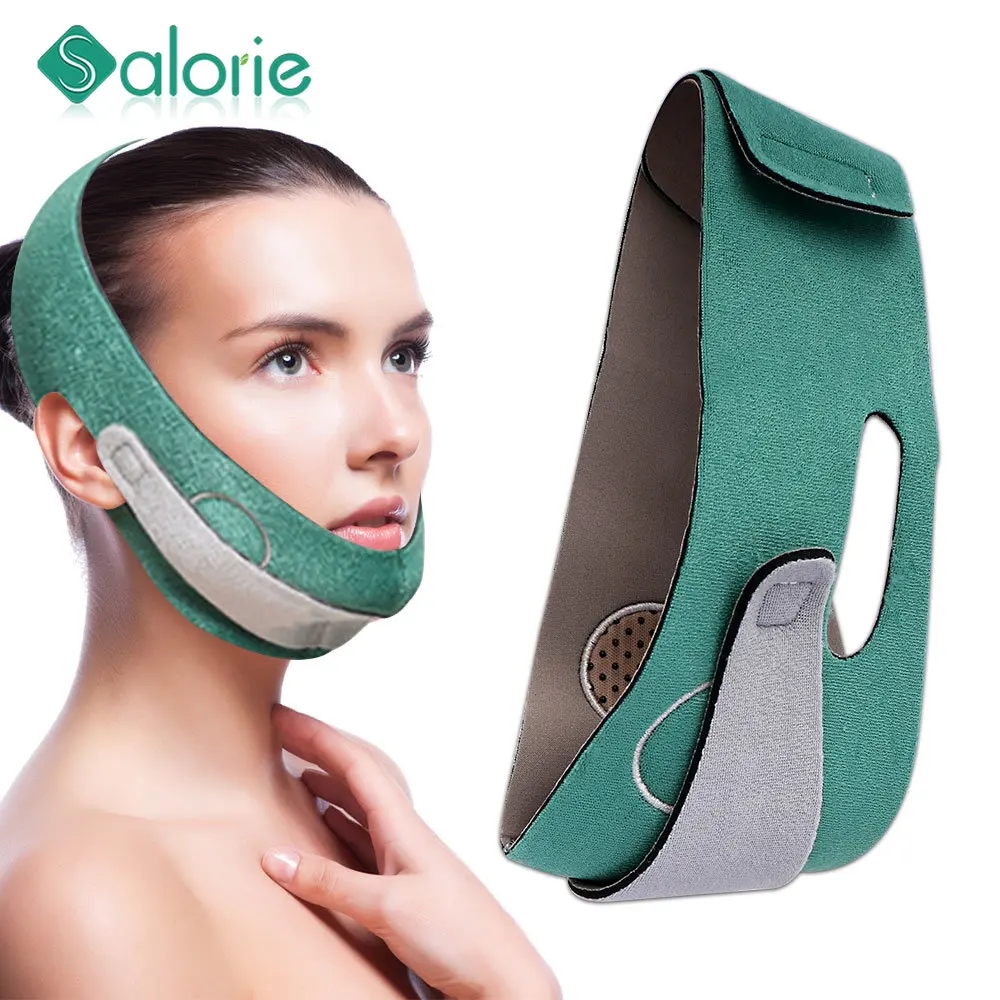 

Graphene Elastic Face Slimming Bandage V Line Face Shaper Chin Cheek Lift Up Belt Facial Massager Strap Skin Care Beauty Tools