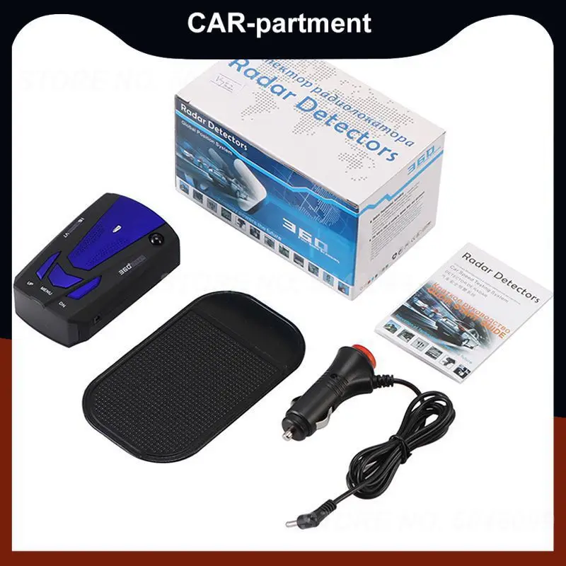 

360 Degree Car Detector 16 Band V7 GPS Speed Safe Detector Voice Alert Chinese English Russian Monitor System