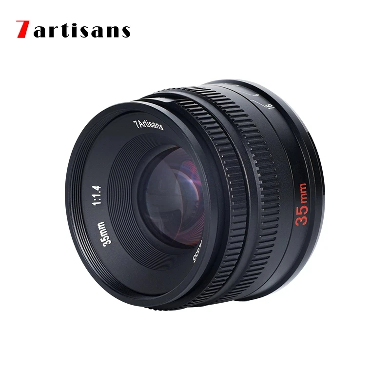7artisans 35mm F1.4 Mark II APS-C Prime Lens for Sony E A6600 A6300 6500 Fuji XF Canon EOS-M M50 Micro 4/3 Nikon Z Z6 Z7 Mount