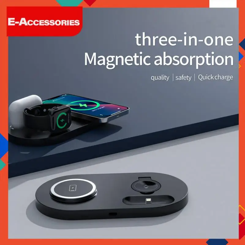 

Small Mobile Phone Charging Dock Thin Light Wireless Charger Stand Black High Quality Wireless Charger Portable Phone Chargers