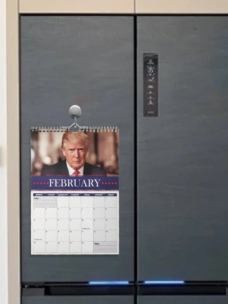 Календарь Trump 2025 12-месячный настенный календарь Изготовление Америки снова