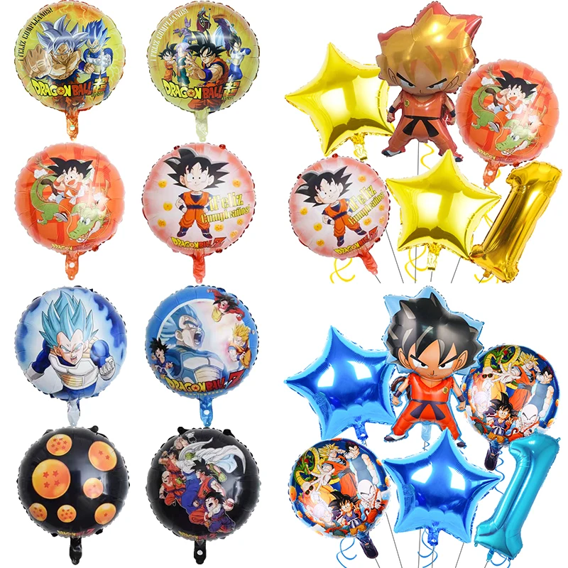 1set Cartoon Dragon Birthday Party Balloons set Son 32