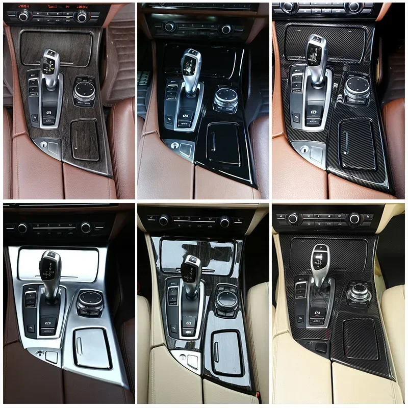 

For BMW 5 Series F10 2011-2017 520li 525li 530li ABS Car Center Console Gear Shift Panel Cover Trim Stickers Car Accessories