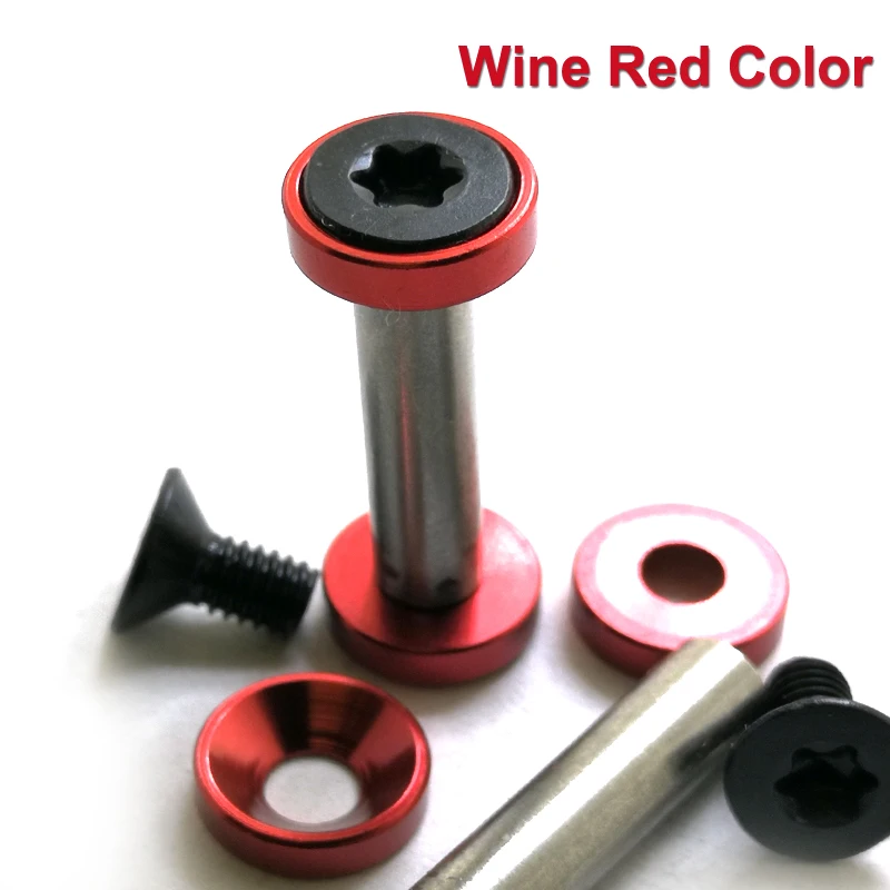 Ручка для ножа из нержавеющей стали винты красного цвета TORX от 18 мм до 25 подходит