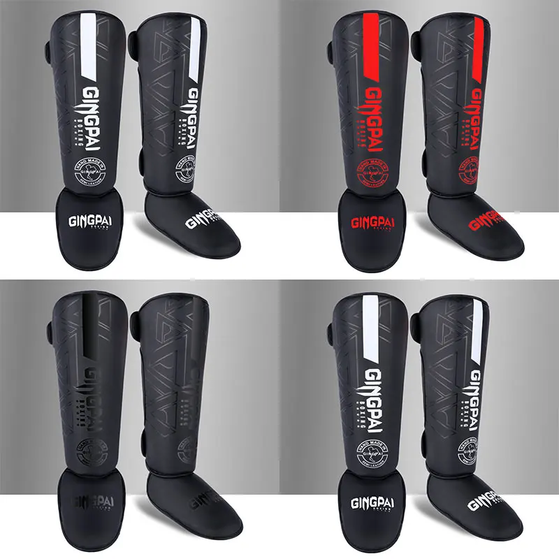 Защита для голени ММА подростков и бокса оборудование поддержки голеностопа