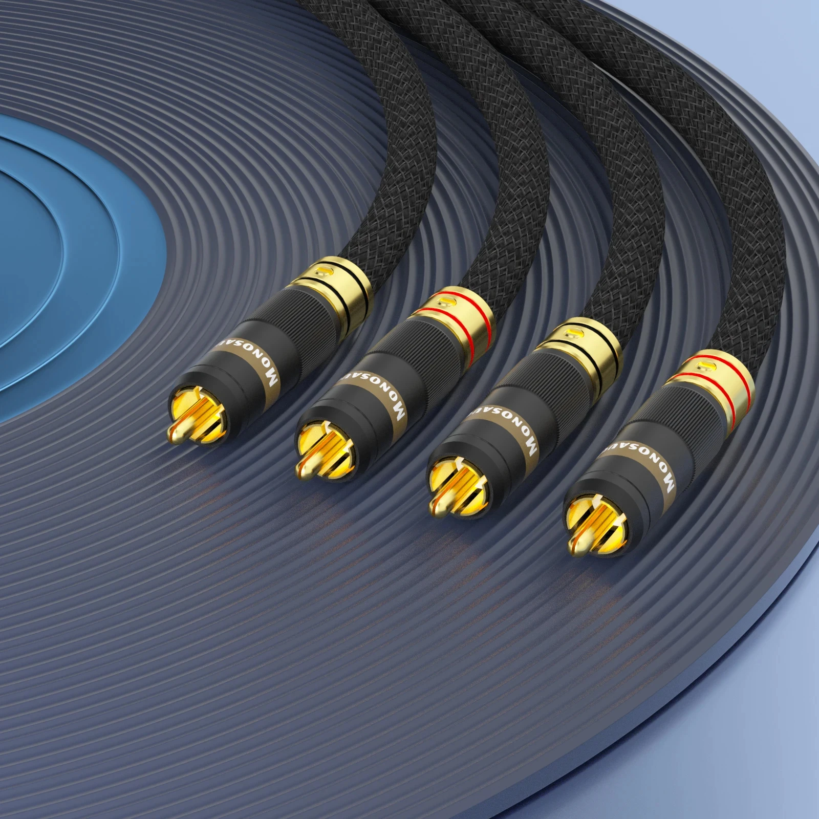 Медный посеребренный сигнальный кабель RCA/XLR HIFI аудио соединительный с