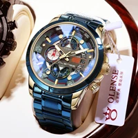 popular 2022 new mens sports watch multi functional blu ray fashionable quartz waterproof mens watch
