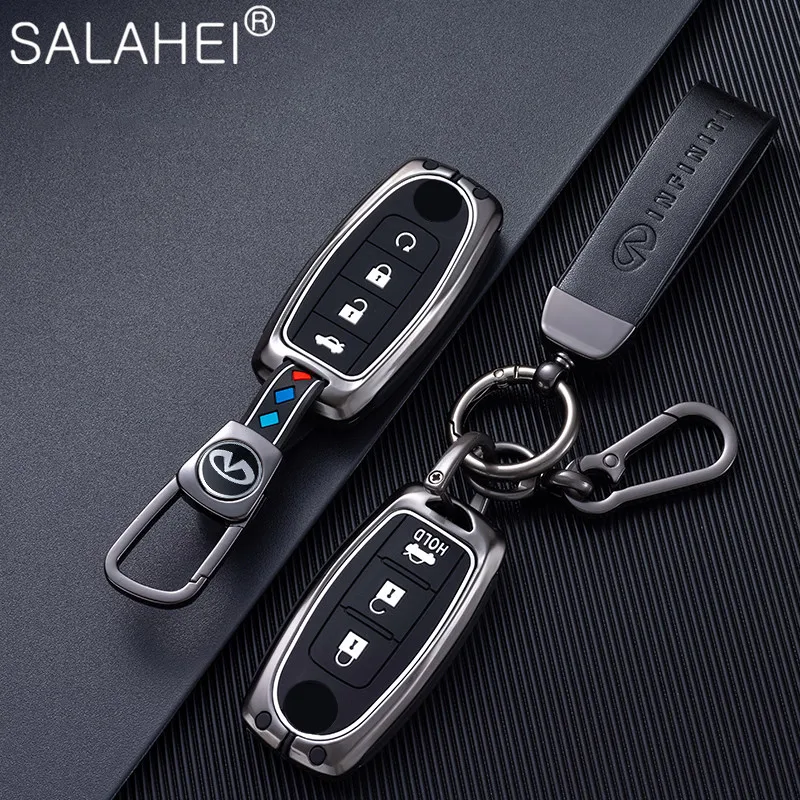 

Luminous Silicone Metal Car Key Case For Infiniti FX EX QX EX25 FX37 G37 Q70 QX70 QX80 QX50 QX56 M35h Keychain Auto Accessories