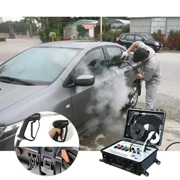 

Optima mobile portable high pressure steam jet car wash