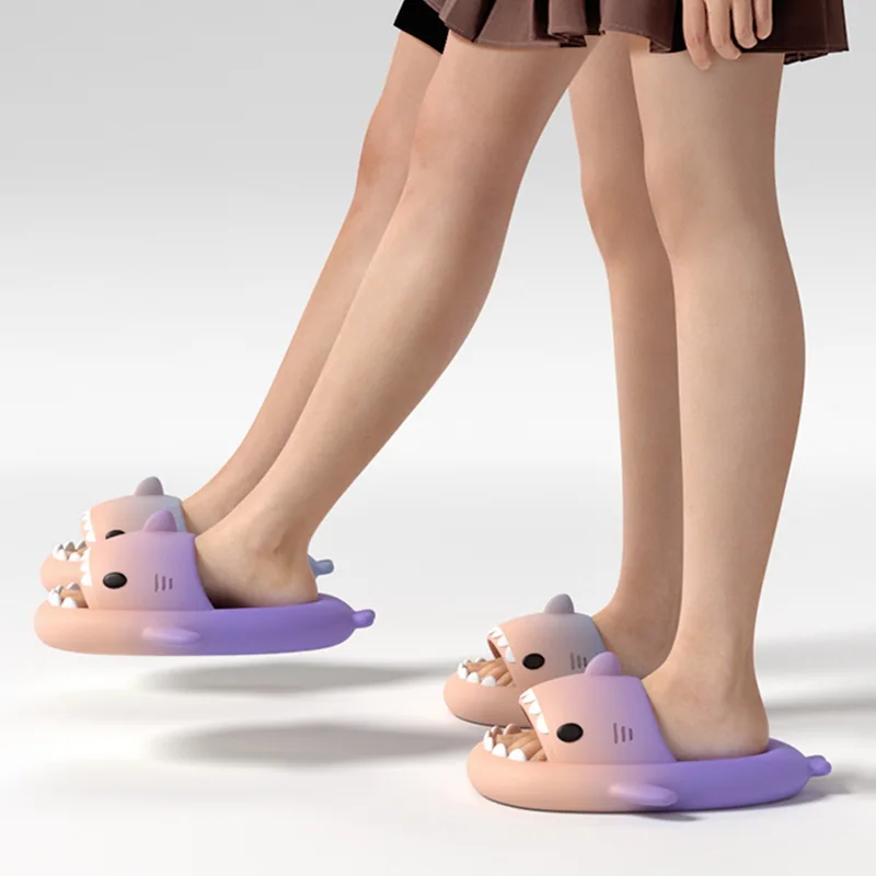 Women Cute Slippers Indoor Home Bathroon Non Slip Slippers Couple Outdoor Summer Men'S Sandals