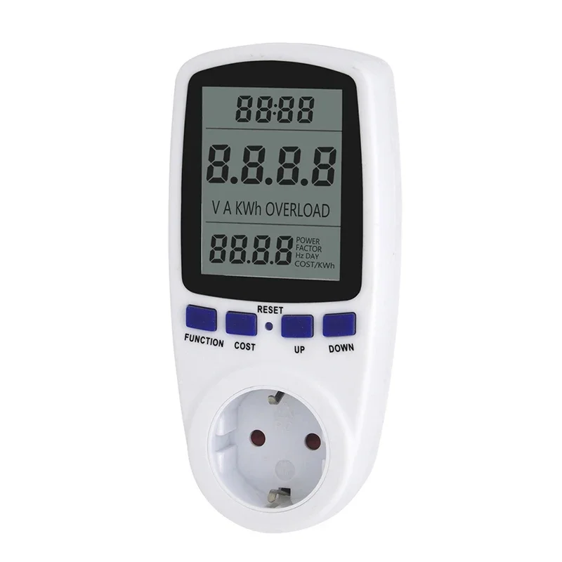 

Meter Analyzer Kwh Consumption Energy Socket EU Plug Wattmeter Electricity Power Monitor Voltage Digital Watt Fees AC