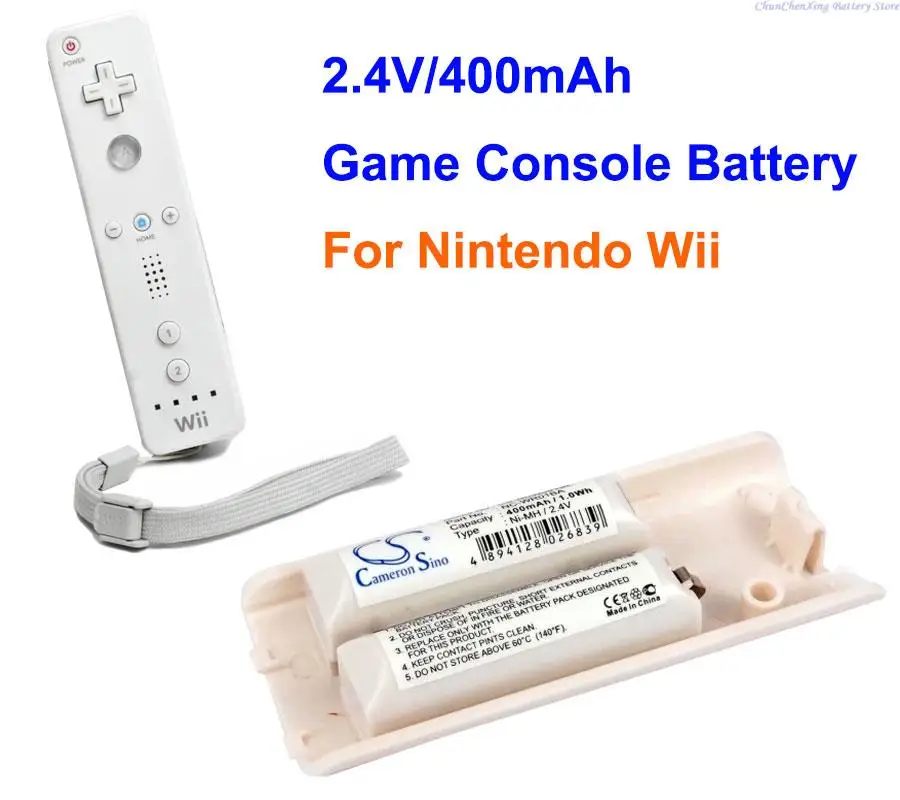 

OrangeYu 400mAh Game Console Battery NC-WR01BA for Nintendo Wii