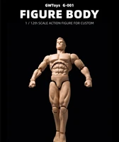 gwtoys g001 112th super flexible strong muscle action figure body doll model toy diy 16cm for custom sketch practice