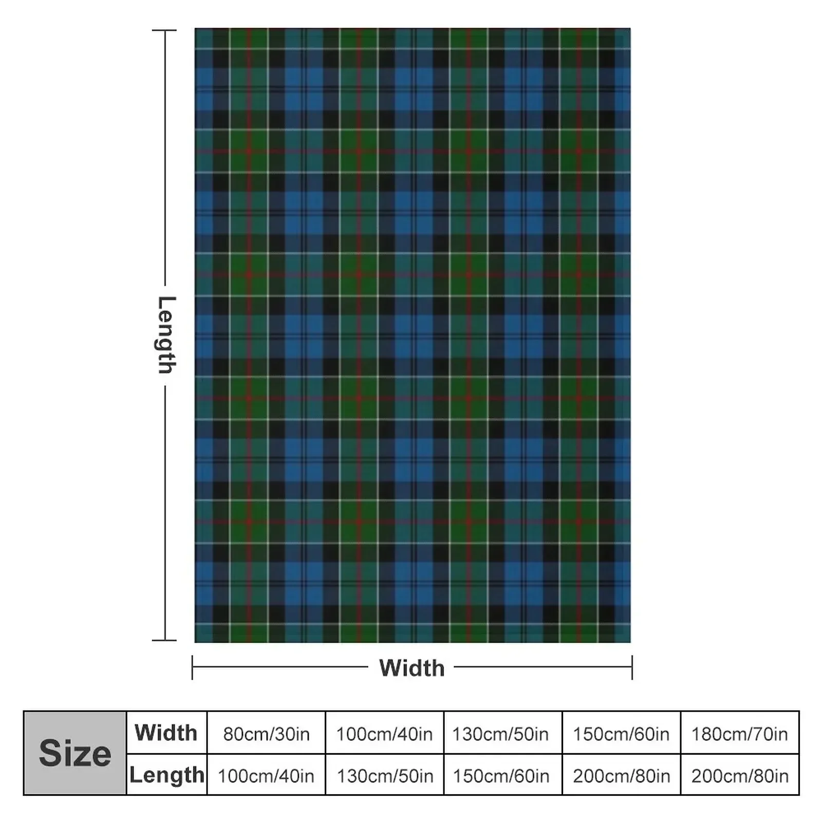 Одеяло Colquhoun Clan Tartan (High Res) Диваны Кровать Модные свободные одеяла