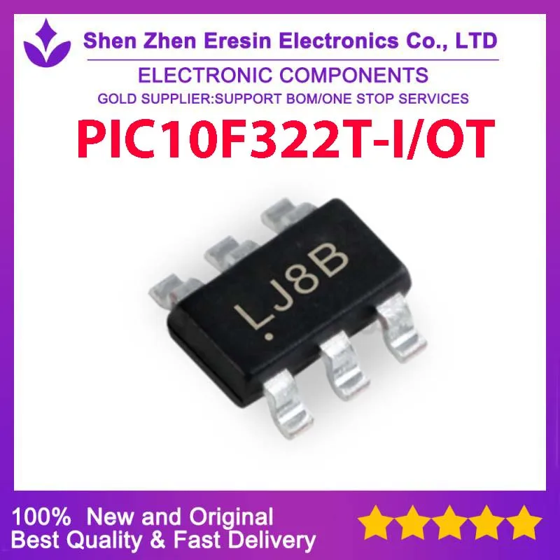 

Free shipping 5PCS/LOT PIC10F322T-I/OT SOT23-6 New and original