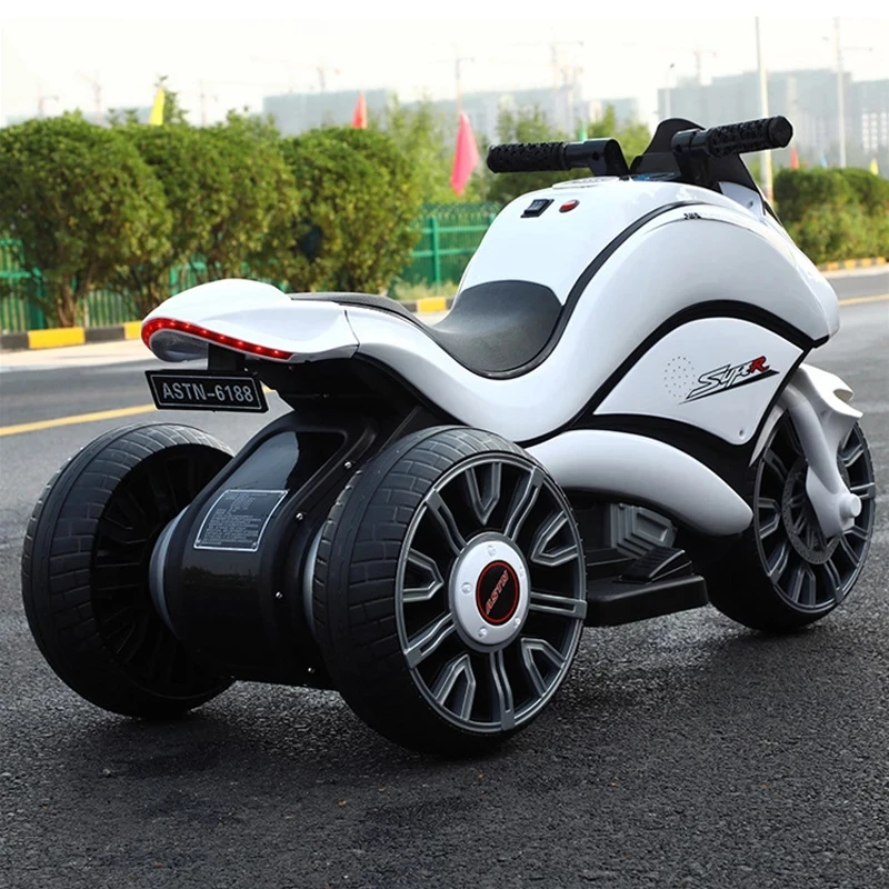 Детский Электрический мотоцикл перезаряжаемый детский с дистанционным