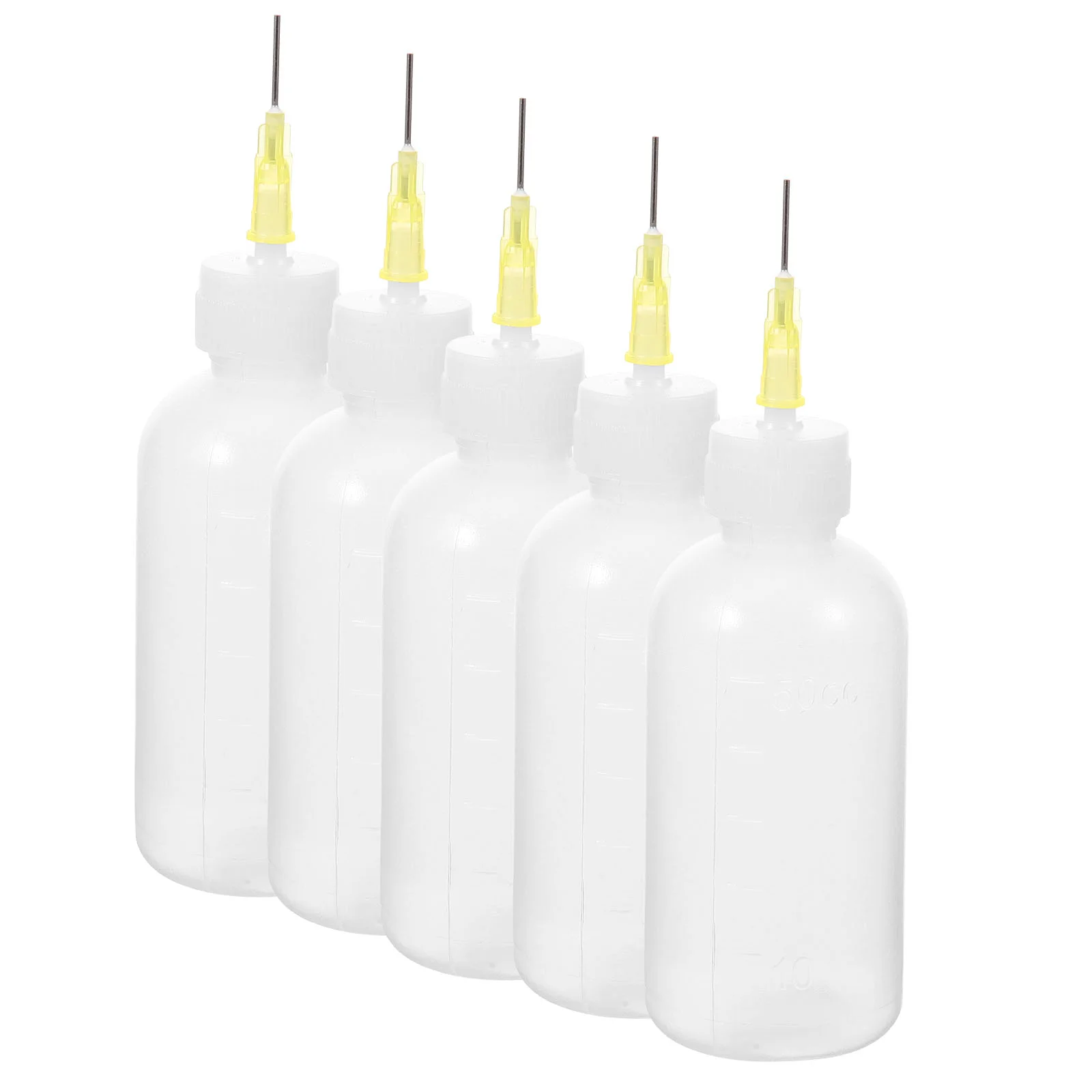 5 шт. заостренная бутылка с игольчатым наконечником бутылки для сдавливания