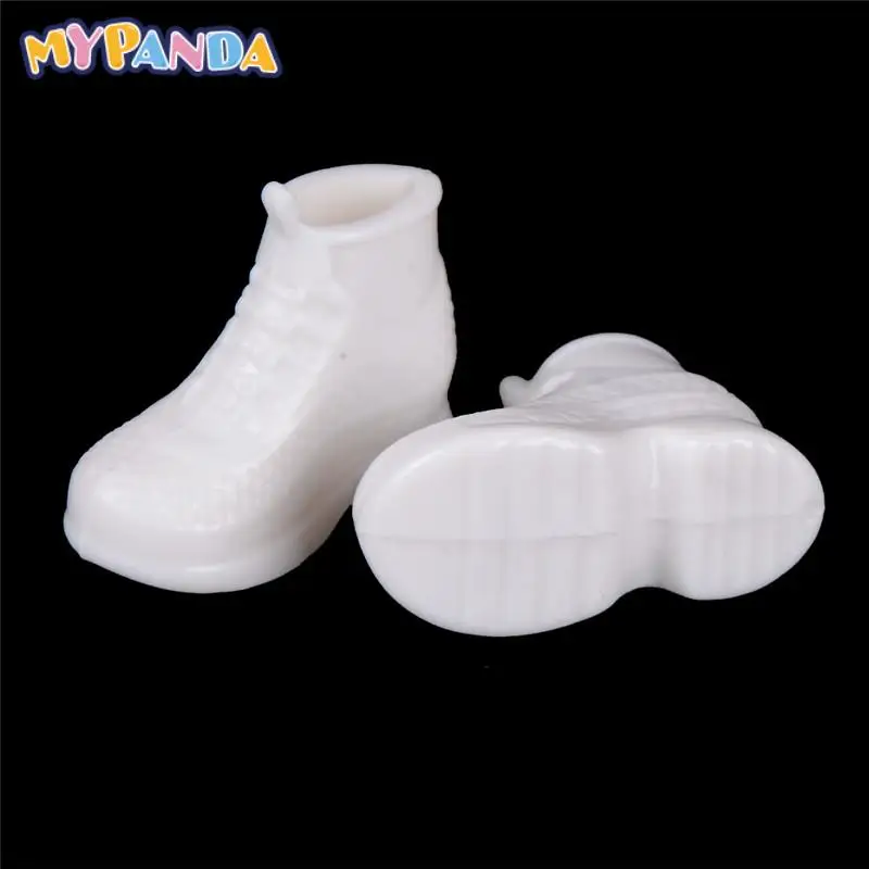

10 Pairs White Doll Sneakers Shoes Dolls Accessories Gift Fashion for Girl for 30cm doll Wholesale Best Birthday Gifts