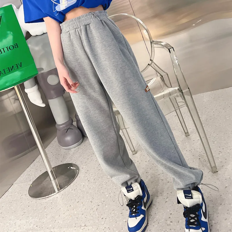 

Ader Error Solid Color Pants Women's Loose Casual Pants Men's Couple Ankle-tied Sweatpants Slimming Sports Pants korean fashion