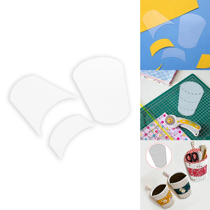 

ABHG Coffee Ruler Sewing Template Reusable DIY Handmade Sewing Ruler Multipurpose Sewing Pattern Template Tools Rulers