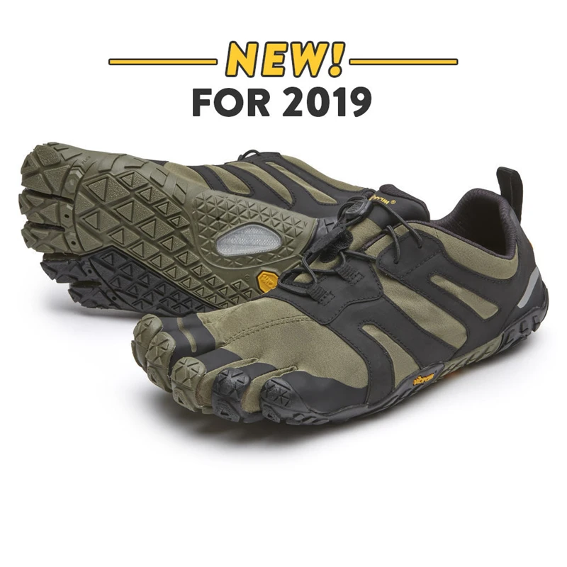 Vibram Fivefingers V-TRAIL 2.0 Men's Sneaker Cross-country Non-slip Running Outdoor Five Fingers MEGAGRIP Sole Sports Shoes
