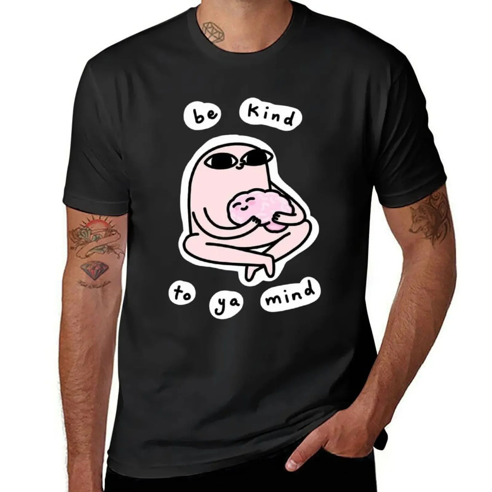 Футболка Ketnipz Be Kind to Your Mind блузка для любителей спорта рубашка больших размеров