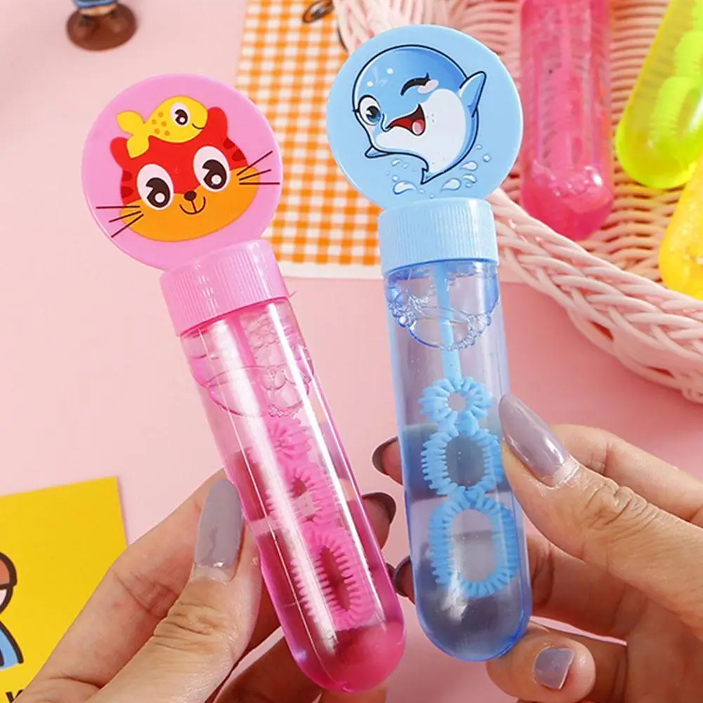 

Children's Mini Cartoon Little Bunny Bubble Wand Bubble Children Toys Water Kindergarten Parent-Child Bubble Blowing Bubble N6C0