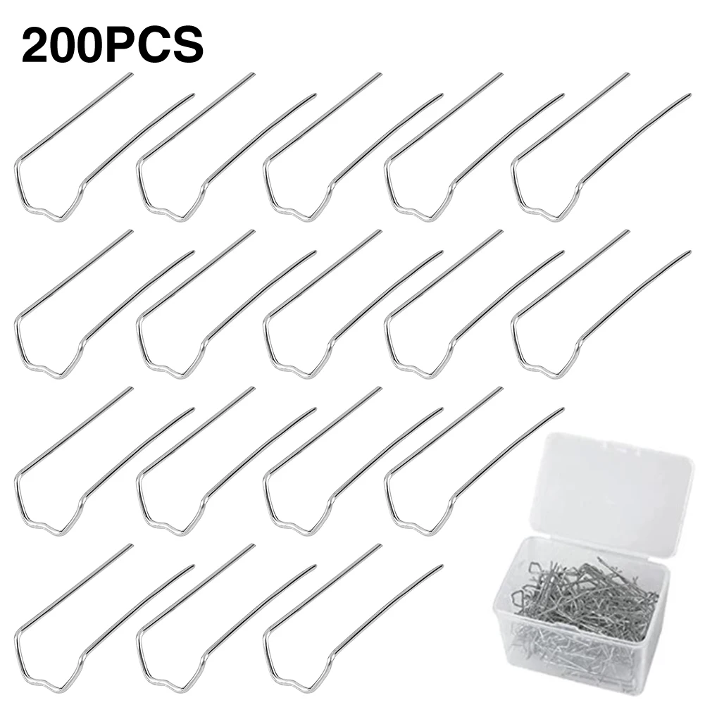 

200pcs Garland Making Arrangement Universal Lightweight Fixed Fabric Hold Greening Pin For Straw Wreath M Shape Floral Fern