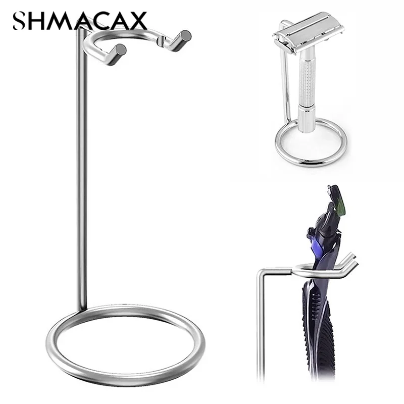 Мужская Металлическая Подставка Для Помазков Бритья Хромированная Серебряная