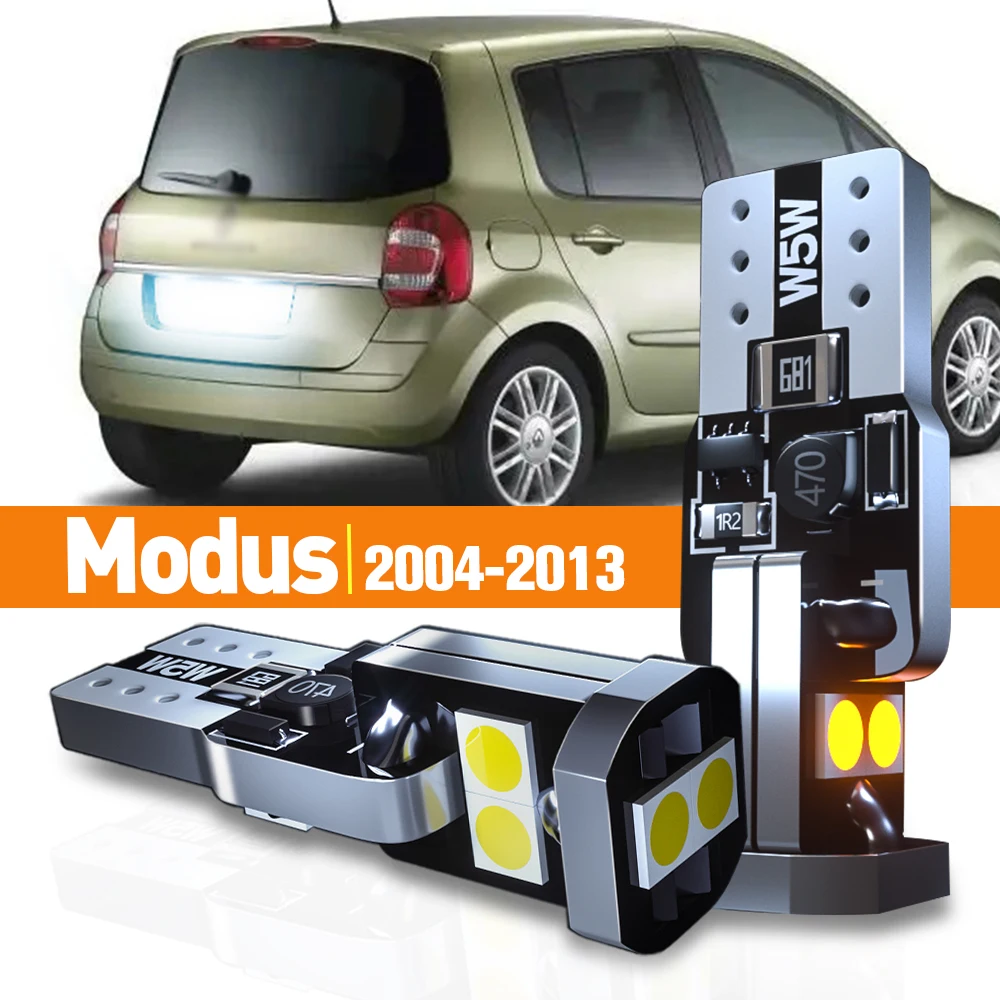

2x LED License Plate Light For Renault Modus 2004 2005 2006 2007 2008 2009 2010 2011 2012 2013 Accessories Canbus Lamp