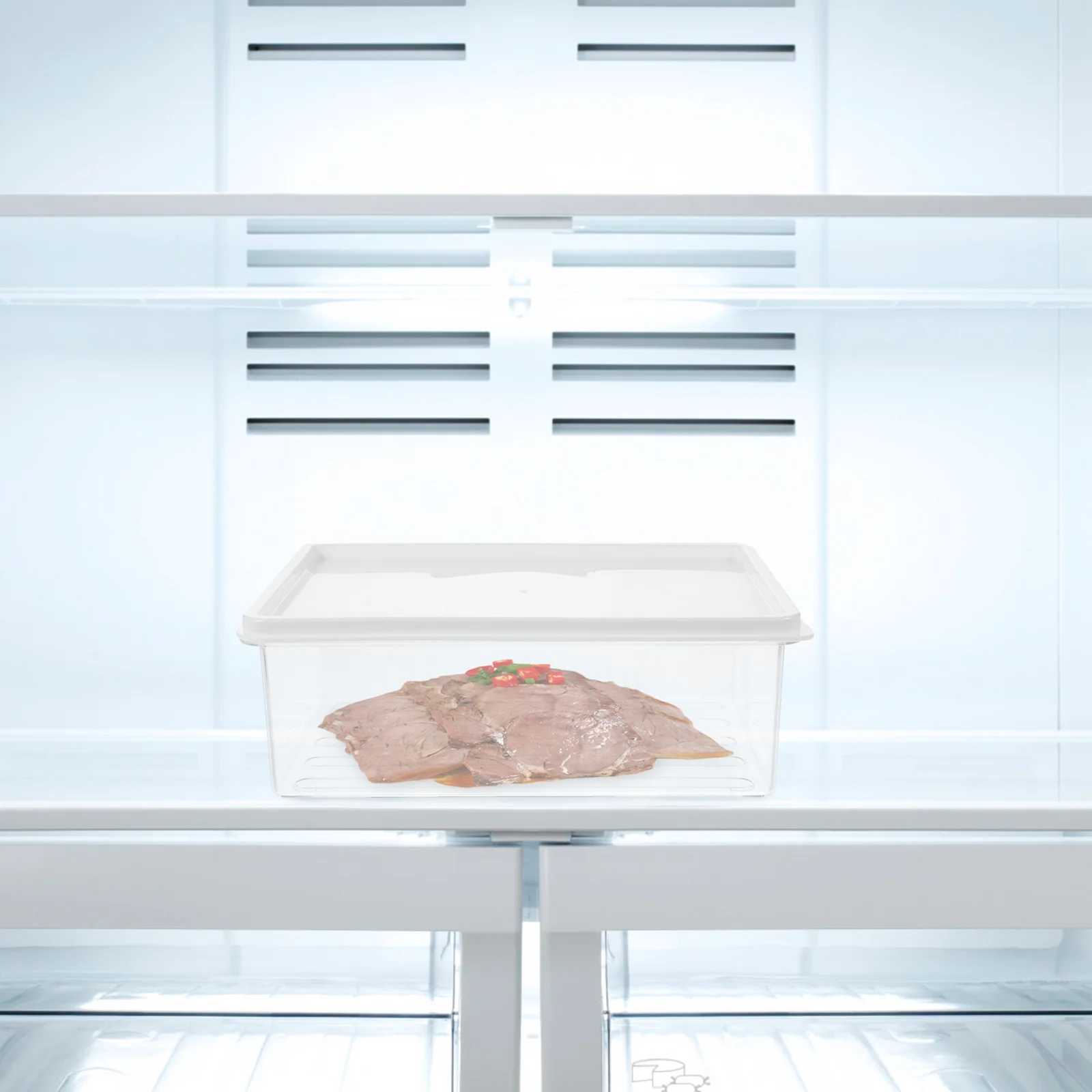 Контейнеры для сэндвичей хранитель бекона холодильника прозрачная экономия