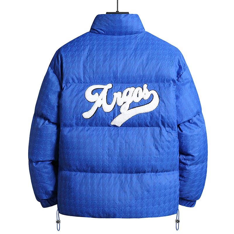 Men Padded Jacket 2022 Korean Desginer Oversized Thick Black Outwear Casual Fashion Warm Heavy Coat Winter Teenage Puffer Jacket