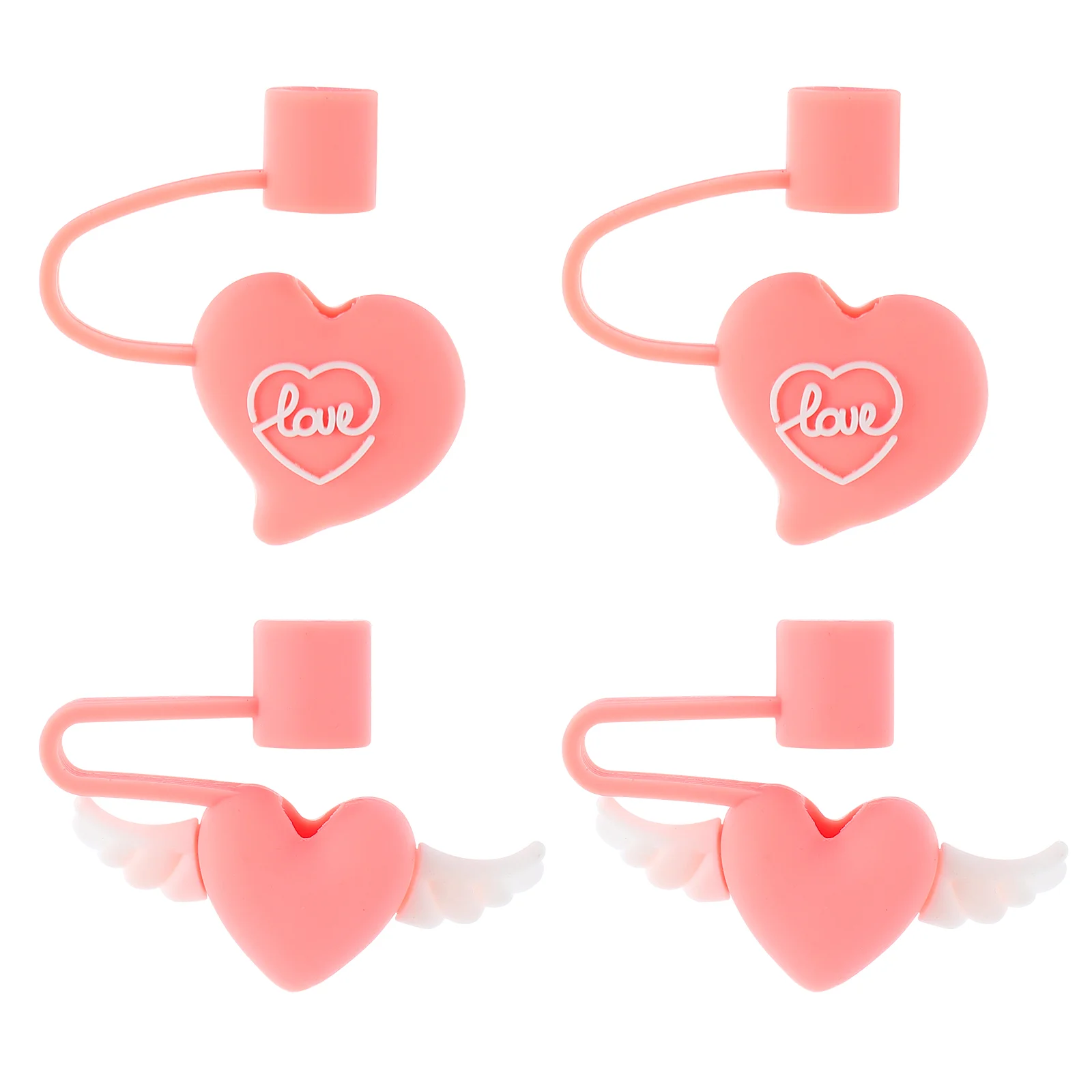 

Straw Silicone Cover Covers Cap Tips Caps Plug Toppers Reusable Straws Drinking Plugs Protector Tumblers Cute Topper Lids