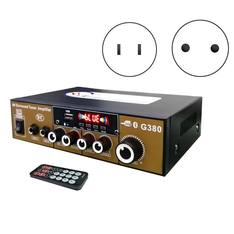 Цельный цифровой усилитель мощности G380 многофункциональный автозапчасти вилка