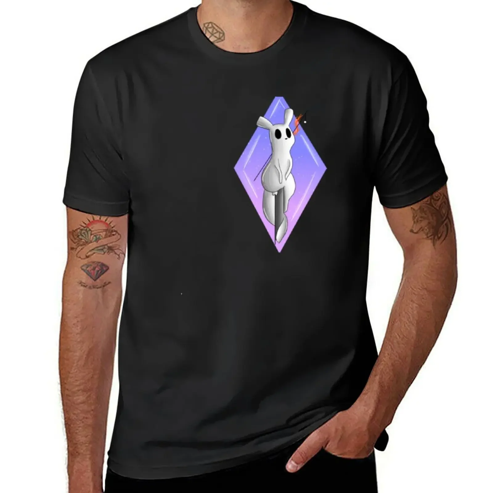 Футболка Diamond Slugcat Rainworld аниме вещи корейская модная одежда для мужчин