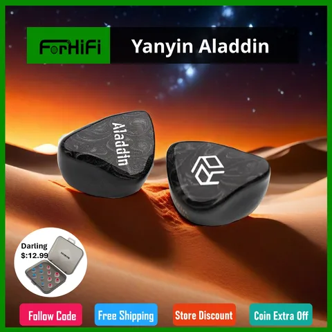 Гибридные 3d-наушники Yanyin Aladdin 1DD + 3BA, Hi-Fi, 2 контакта, 0,78 мм