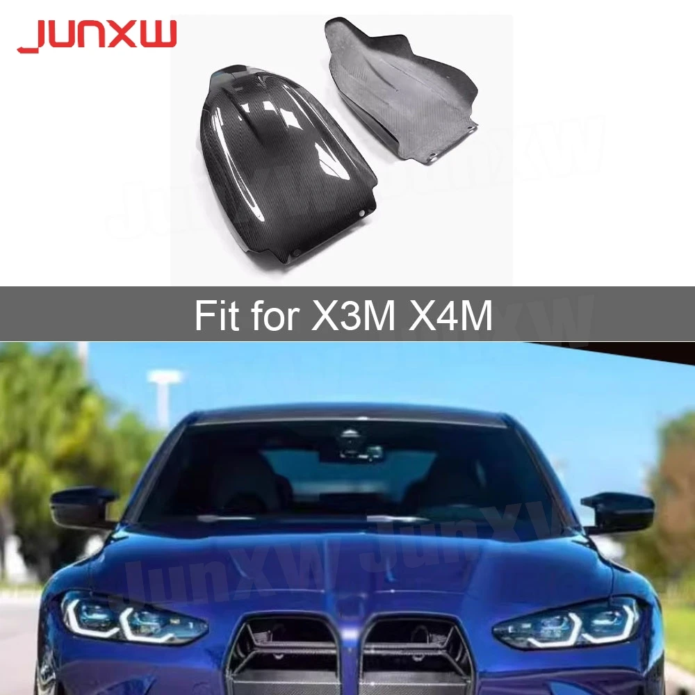 Сухая отделка спинки сиденья из углеродного волокна декоративные наклейки для BMW