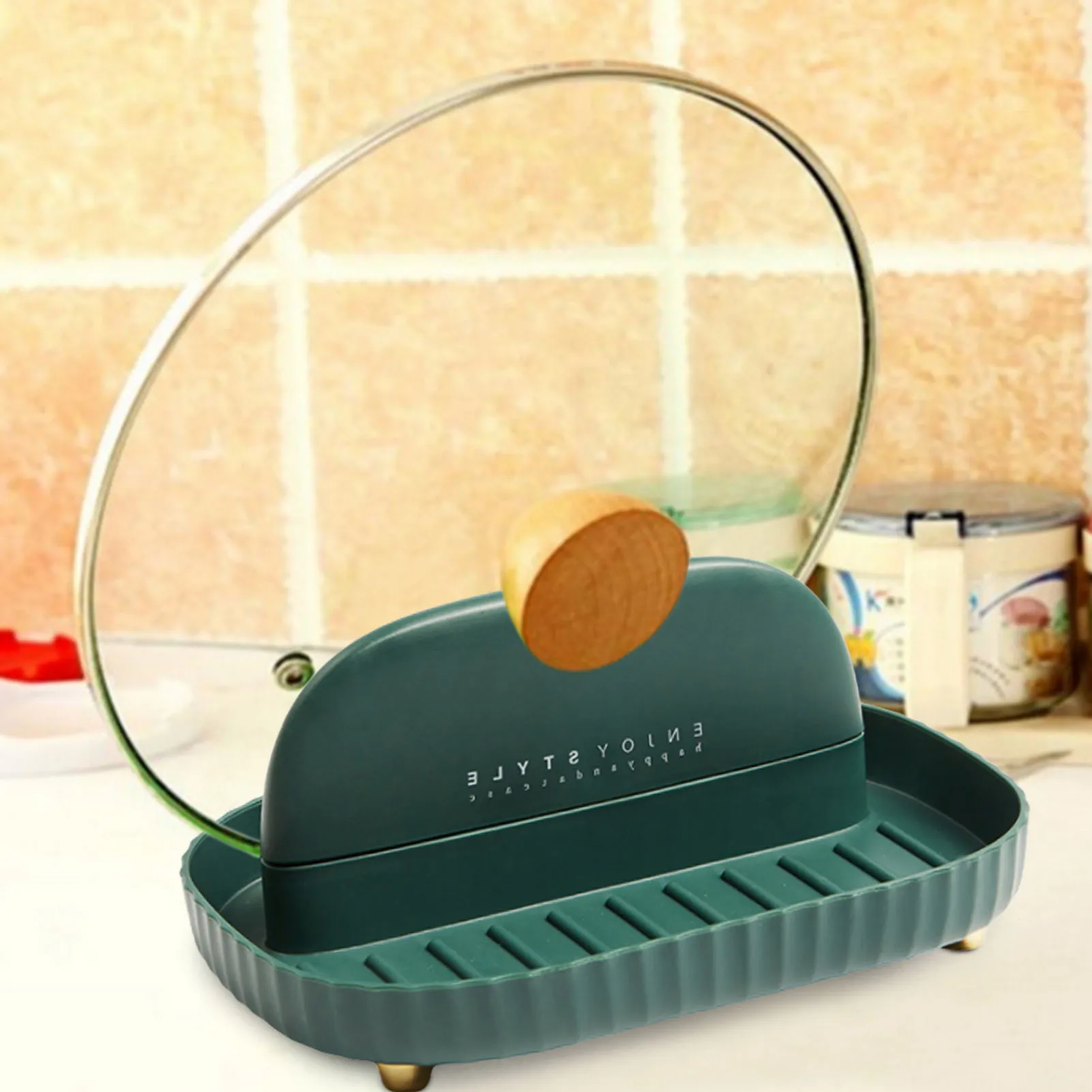 

Spoon Holder Kitchen Cooking Tools Kitchen Spoon Rest Utensil Spatula Pot Lid Holder Storage Shelves Kitchen Gadgets Accessories