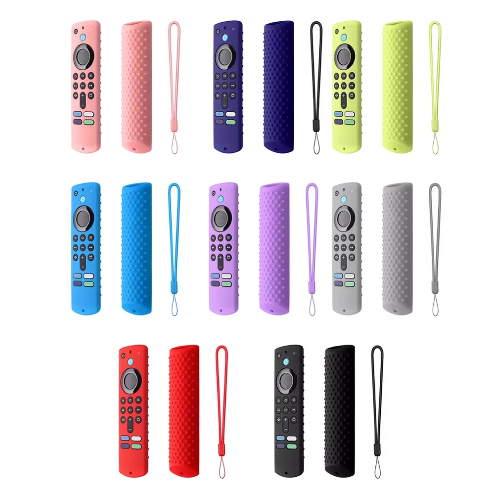 

Remote Control Cover Protective Case For Amazon Fire TV Stick 3rd Gen 2021 Controller Non-slip Silicone Remote Control Case