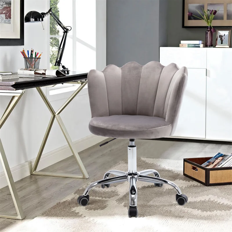 

Стул COOLMORE Swivel Shell для гостиной/кровати Современный Цвет серый/серый металл [в наличии в США]