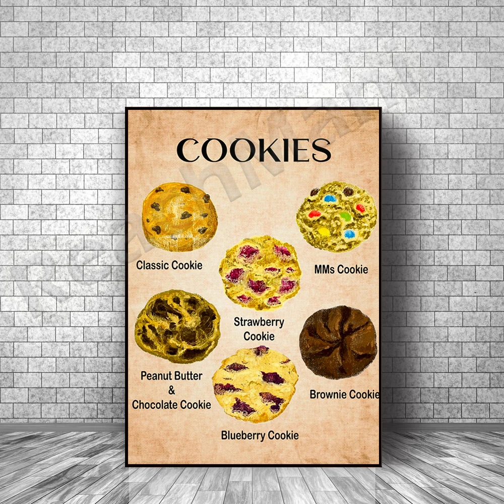 

Biscuit Baking Poster, Biscuit Art Type, Baking Knowledge Poster, Pastry Lover Gifts, Baking Kitchen Poster, Baking Gifts
