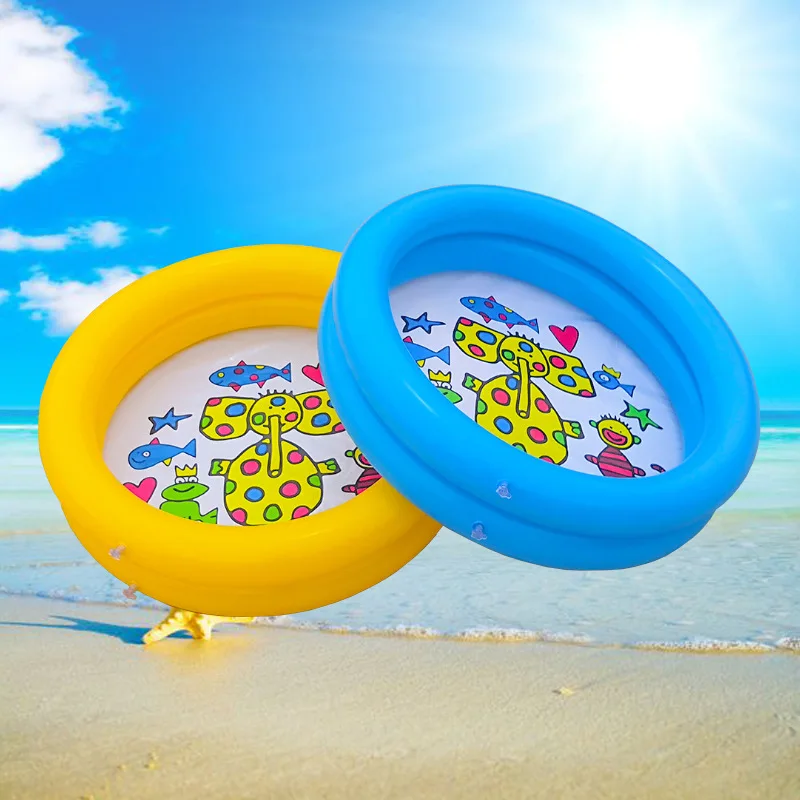 

Portable Foldable Bath Tub Baby Swimming Thickened PVC Round Bucket Children'sInflatable Basin Massage Dropship Center