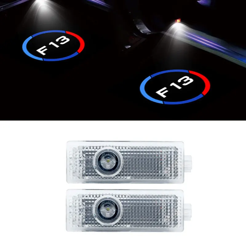 

2Pieces/Set Car Door HD LED Laser Projector Warning Ghost Lamp For BMW F13 6 Series Logo Welcome Light Auto External Accessories