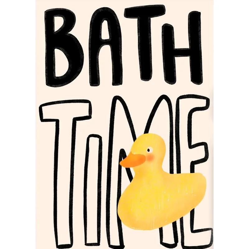 

Живопись на холсте "Забавный утёнок"