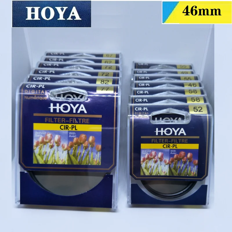 

Protector HOYA 46mm CPL CIR-PL Ultra-thin Circular Polarizer Filter Digital Suitable for Nikon Canon Sony Fuji Camera Lens