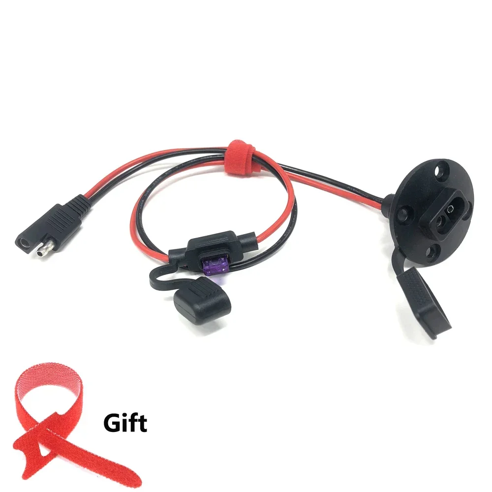 

Разъем SAE, боковой порт, водонепроницаемый SAE быстрое подключение, крепление солнечной панели 16AWG кабель SAE для солнечного генератора, зарядное устройство