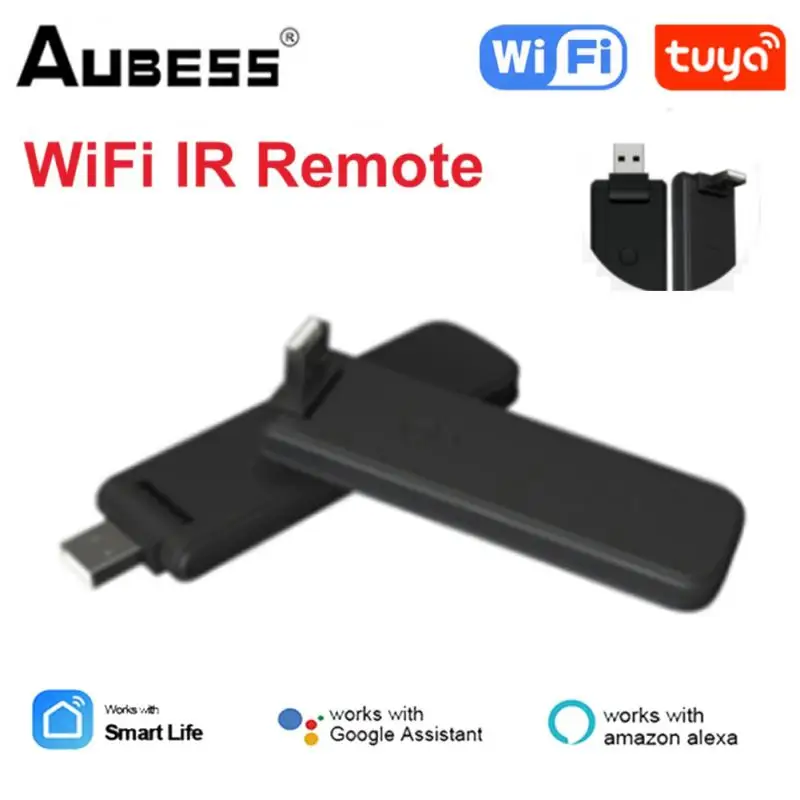 

Tuya WiFi Smart Infrared Remote Controller Wireless USB IR Controller Rotate Voice Control For IR TV Fan Switch Smart Home Alexa